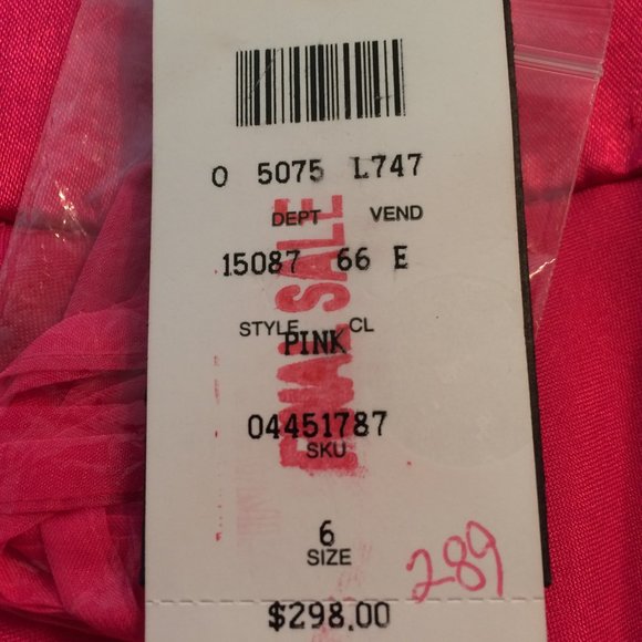 Cache party dress, hot pink, size 6 - Picture 5 of 5